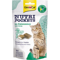Produktbild von GimCat Nutri Pockets Leckerli für Katzen mit Catnip und Multivitamin 3 Stück