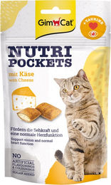 GimCat Nutri Pockets Leckerli mit Käse und Taurin für Katzen – Bild 1 von 2