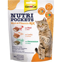 Produktbild von GimCat Nutri Pockets Malt Vitamin Mix Leckerli für Katzen 150 g