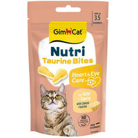 Produktbild von GimCat Nutri Taurine Bites Katzen Leckerli zur Unterstützung der Vitalität 8x40g