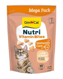 GimCat Nutri Vitamin Bites Katzensnack Huhn zur Unterstützung des Immunsystems 425g – Bild 1 von 1