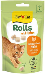GimCat Rolls Creme Huhn 8x40g für Katzen – Bild 1 von 6