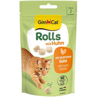 Produktbild von GimCat Rolls Creme Huhn 8x40g für Katzen