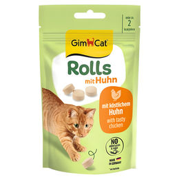 Produktbild von GimCat Rolls Katzen Leckerli Huhn 40 g