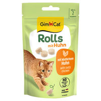 Produktbild von GimCat Rolls Katzen Leckerli Huhn 40 g