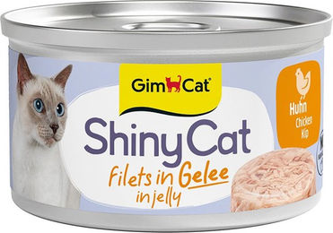 GimCat ShinyCat Gelee Huhn 24x70 g – Bild 1 von 4