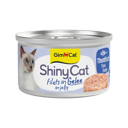 Produktbild von GimCat ShinyCat Katzen-Schlecksnack Thunfisch in Jelly 24 x 70 g