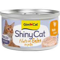 Produktbild von GimCat ShinyCat Katzenfutter Sterilized Huhn in Gelee für erwachsene Katzen 24 x 70 g