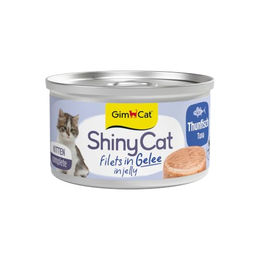 GimCat ShinyCat Kitten Nassfutter in Gelee mit Thunfisch 24 x 70 g – Bild 1 von 1