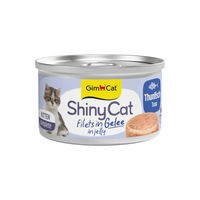 Produktbild von GimCat ShinyCat Kitten Nassfutter in Gelee mit Thunfisch 24 x 70 g