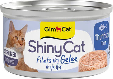 GimCat ShinyCat Sterilized Gelee Thunfisch für Katzen 24 x 70 g – Bild 1 von 1