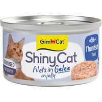 Produktbild von GimCat ShinyCat Sterilized Gelee Thunfisch für Katzen 24 x 70 g