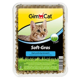 GimCat Soft-Gras vitaminreiches Katzengras zur Unterstützung der Verdauung für Katzen 100 g - 100 g – Bild 1 von 10