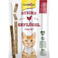 Produktbild von GimCat Sticks Lamm und Geflügel Katzen Leckerli 16 Stück
