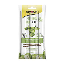 GimCat Superfood Duo-Sticks Crunchy Leckerli Rind mit Herz für Katzen Adult - 24 x 15 g – Bild 1 von 3