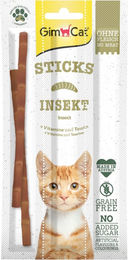 GimCat Superfood Duo-Sticks Insekt Leckerli für Katzen 3 Stück - 3 x 15 g – Bild 1 von 2