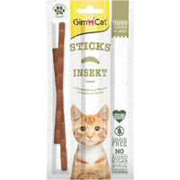 Produktbild von GimCat Superfood Duo-Sticks Insekt Leckerli für Katzen 3 Stück - 3 x 15 g