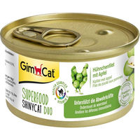 Produktbild von GimCat Superfood ShinyCat Duo Hühnchenfilet mit Äpfeln 24x70g - 400 g