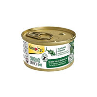 Produktbild von GimCat Superfood ShinyCat Duo Thunfisch mit Zucchini Katzenfutter für erwachsene Katzen 24 x 70 g - 24 x 70 g