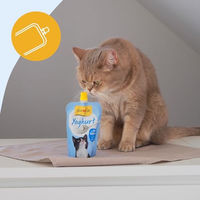 Produktbild von GimCat Yoghurt Katzensnack für Katzen mit Creme für Gelenke und Knochen sowie Verdauung 150 g - 150 g