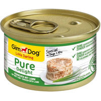 Produktbild von GimDog Little Darling Pure Delight Hundefutter Hühnchen mit Lamm für Adult ohne Zucker 12x85g