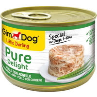 Produktbild von GimDog Little Darling Pure Delight Hundefutter Hühnchen mit Lamm Sensitive 6x150g