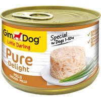 Produktbild von GimDog Little Darling Pure Delight Hundefutter Hühnchen Sensitive 6x150g