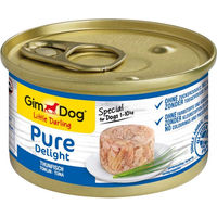 Produktbild von GimDog Little Darling Pure Delight Hundefutter Thunfisch Stückchen in Gelee glutenfrei 12x85g - 12 x 85 g