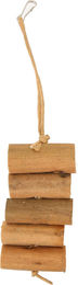 Gistuch Knabber- und Schredderspielzeug aus Holz für Papageien, Sittiche, Nymphensittiche und Vögel – Bild 1 von 2