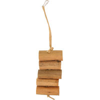 Produktbild von Gistuch Knabber- und Schredderspielzeug aus Holz für Papageien, Sittiche, Nymphensittiche und Vögel