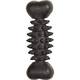 Produktbild von Gladiator Kauspielzeug Flamingo Gummiknochen mit Stacheln Schwarz 19,5 cm - 19,5 cm
