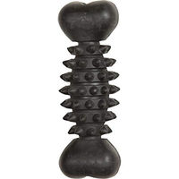 Produktbild von Gladiator Kauspielzeug Flamingo Gummiknochen mit Stacheln Schwarz 19,5 cm - 19,5 cm