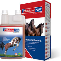 Produktbild von GladiatorPLUS Ergänzungsfutter für Pferde zur Unterstützung von Immunsystem, Leber und Verdauung