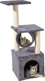 Glamexx24 Kratzbaum XXL aus Sisal mit Spielmöglichkeiten und Schlafplatz für Katzen – Bild 1 von 1