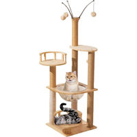 Produktbild von Glamexx24 Kratzbaum XXL mit Sisal für Katzen als Kletterbaum und Schlafplatz