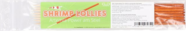 Produktbild von GlasGarten Shrimp Lollies Artemia Ergänzungsfutter für Garnelen und Krebse