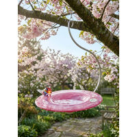 Produktbild von Glaszauber Vogeltränke aus Glas in Rosa