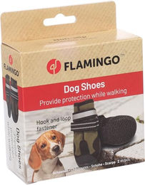Produktbild von Glea Pfotenschuhe für Hunde Flamingo Grün Größe S aus Polyester