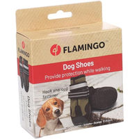 Produktbild von Glea Pfotenschuhe für Hunde Flamingo Grün Größe S aus Polyester