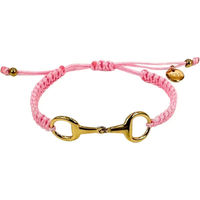 Produktbild von Glitzerfreies Armband für Damen aus Edelstahl in Gold und Rosa von Equestrian Shop Taka mit verstellbarer Länge 13 cm bis 23 cm