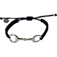 Produktbild von Glitzerfreies Edelstahl Armband für Damen von Taka in Gold und Schwarz mit verstellbarer Länge 13 cm bis 23 cm