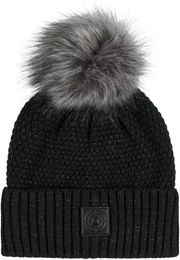 Produktbild von Glitzernde Wintermütze für Damen Equipage Lira aus Acryl Schwarz