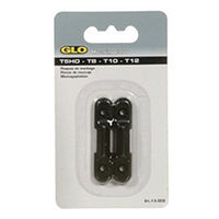 Produktbild von Glo Montageplatten und Lampenclips für T5 T8 T10 T12 Röhren in Schwarz