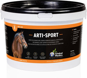 Produktbild von Global Medics Arti-Sport Ergänzungsfutter für Sport und Leistung zur Gelenkunterstützung 1 kg