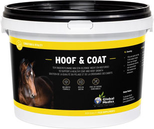 Produktbild von Global Medics Hoof & Coat Ergänzungsfutter für Haut, Fell und Hufe 2 kg