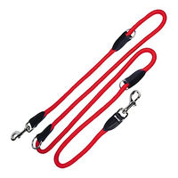 Produktbild von Gloria Hund Doppelleine aus Nylon in Rot 250 g - 200 cm