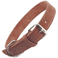 Produktbild von GLORIA Hundehalsband aus Nubukleder in Braun Größe M - 250 g