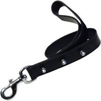 Produktbild von Gloria Hundeleine aus Leder Schwarz 60 cm - 250 g
