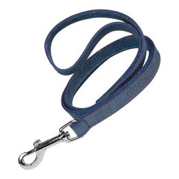 GLORIA Hundeleine aus Nubukleder in Blau - 250 g – Bild 1 von 2