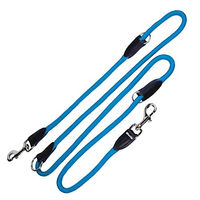 Produktbild von Gloria Hundeleine Doppelleine aus Nylon Blau 200 cm - 250 g